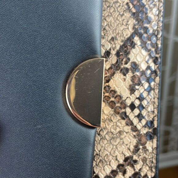 a new day Black Faux Leather & Faux Snake Crossbody Wallet Bag - Picture 11 of 12